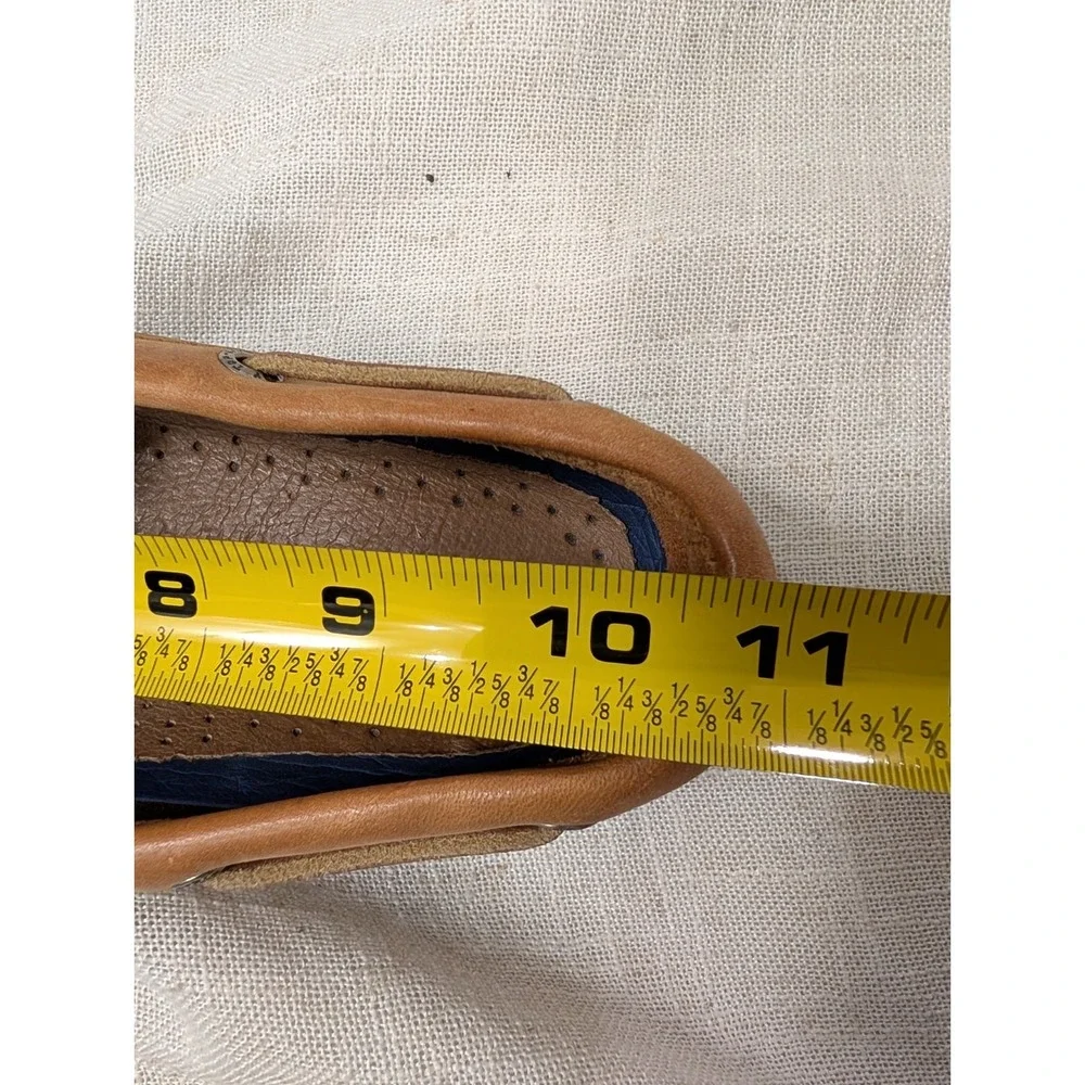 Sperry Top Sider Men's Tan / Brown Leather 2-Eye Boat Deck Casual Shoes Size 11?